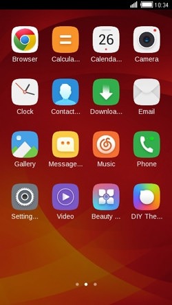 Red CLauncher Android Theme Image 2
