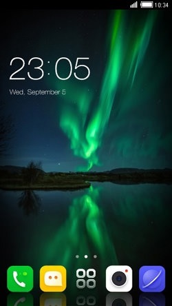 Neon Light CLauncher Android Theme Image 1