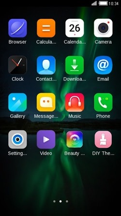 Neon Light CLauncher Android Theme Image 2