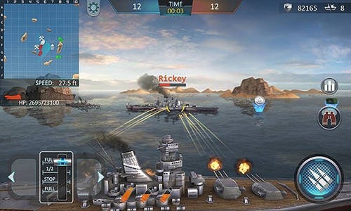 Warship Attack 3D Android Game Image 1