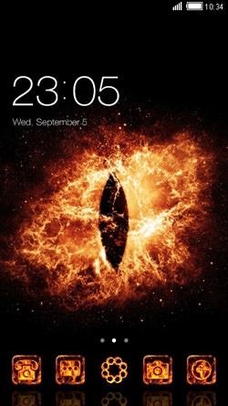 Devil Eye CLauncher Android Theme Image 1