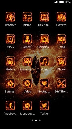 Devil Eye CLauncher Android Theme Image 2