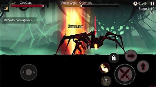 Shadow Of Death. Dark Knight: Stickman Fighting Android Game Image 1