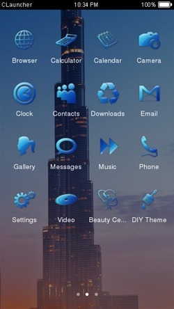 Burj Khalifa CLauncher Android Theme Image 2