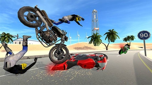 Moto Extreme 3D Android Game Image 2