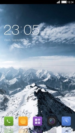 Mountain CLauncher Android Theme Image 1