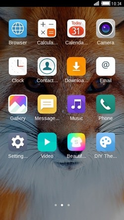 Fox CLauncher Android Theme Image 2