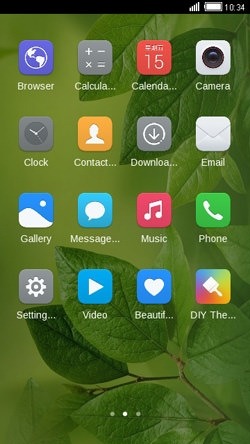 Leaf CLauncher Android Theme Image 2