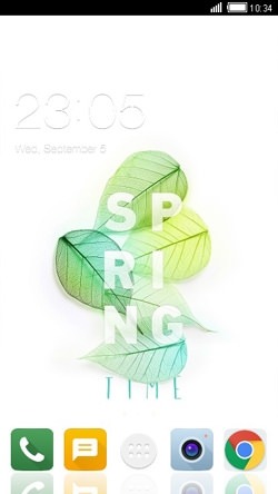 Spring CLauncher Android Theme Image 1