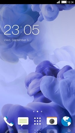 Violet CLauncher Android Theme Image 1