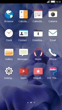 Violet CLauncher Android Theme Image 2