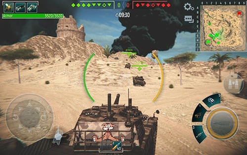 Tank Force: Real Tank War Online Android Game Image 1