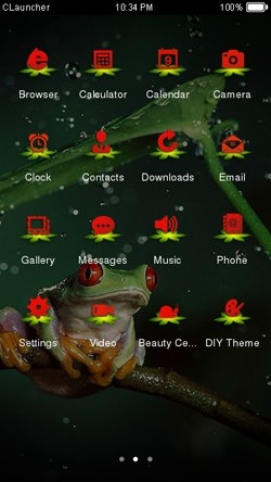 Frog CLauncher Android Theme Image 2