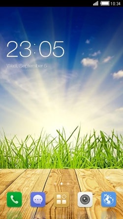 Sunshine CLauncher Android Theme Image 1