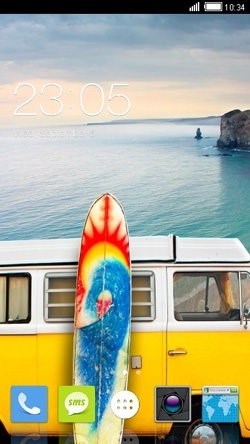 Surfing Board CLauncher Android Theme Image 1