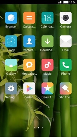 Bamboo CLauncher Android Theme Image 2