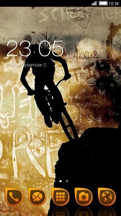 Cycling CLauncher Android Theme Image 1