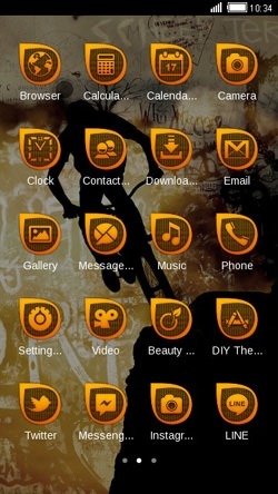 Cycling CLauncher Android Theme Image 2