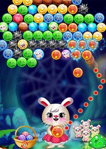 Bunny Bubble Shooter Pop: Magic Match 3 Island Android Game Image 2