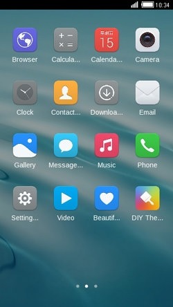 Waves CLauncher Android Theme Image 2