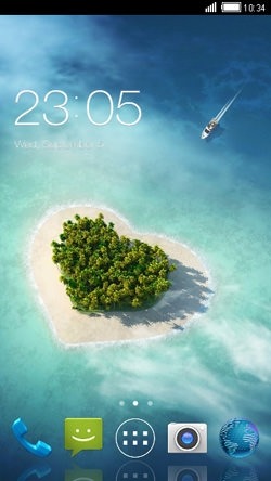 Island CLauncher Android Theme Image 1