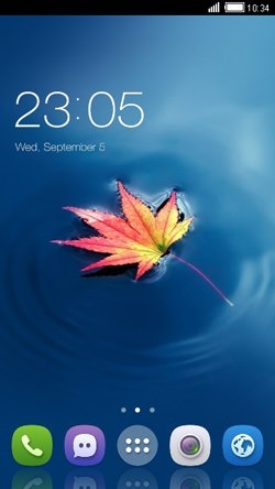 Maple Leaf CLauncher Android Theme Image 1