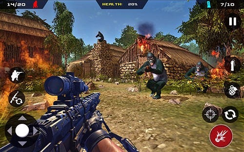 Apes Hunter: Jungle Survival Android Game Image 2
