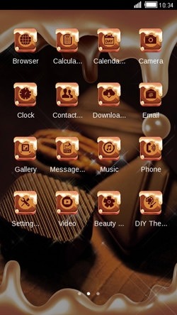 Chocolate CLauncher Android Theme Image 2
