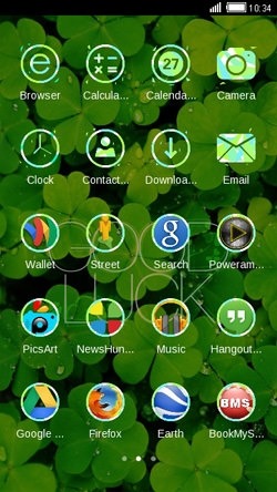 Clover CLauncher Android Theme Image 2