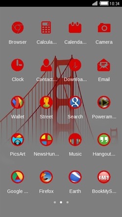 Golden Gate Bridge CLauncher Android Theme Image 2