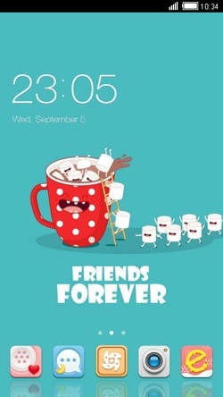 Friends Forever CLauncher Android Theme Image 1