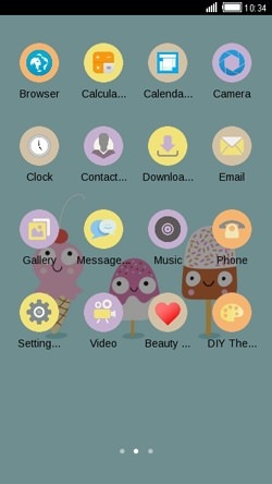 Ice Cream CLauncher Android Theme Image 2