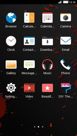 Black CLauncher Android Theme Image 2