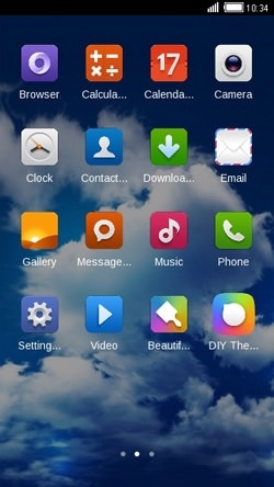 Clouds CLauncher Android Theme Image 2