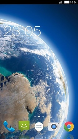 Earth CLauncher Android Theme Image 1