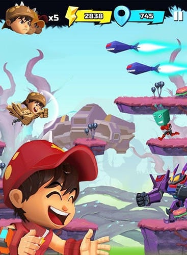 Boboiboy Galaxy Run: Fight Aliens To Defend Earth! Android Game Image 2