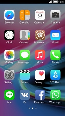 iPhone 8 CLauncher Android Theme Image 2