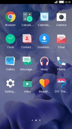 Smoke CLauncher Android Theme Image 2