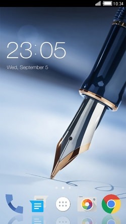 Pen CLauncher Android Theme Image 1