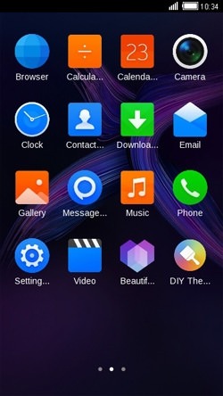 Purple CLauncher Android Theme Image 2