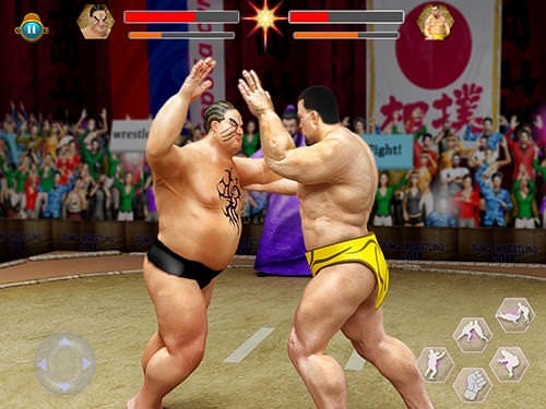 Sumo Stars Wrestling 2018: World Sumotori Fighting Android Game Image 1