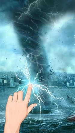 Live Lightning Storm Android Wallpaper Image 2
