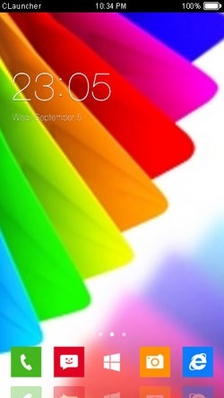 Colorful Squares CLauncher Android Theme Image 1