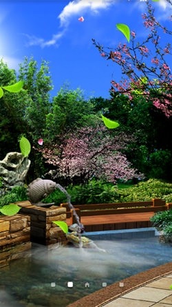 Eastern Garden Android Wallpaper Image 2