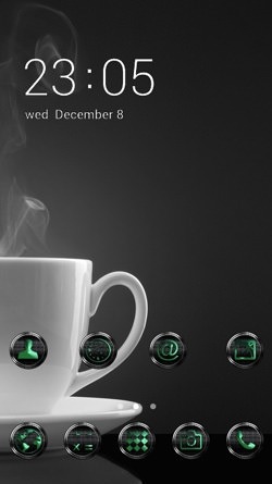 Tea Time CLauncher Android Theme Image 1