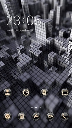 Cubes CLauncher Android Theme Image 1