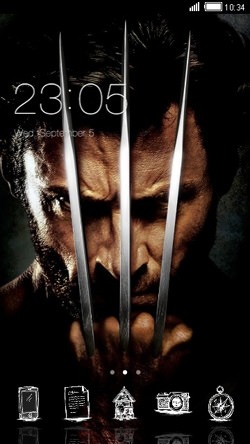 Wolverine CLauncher Android Theme Image 1