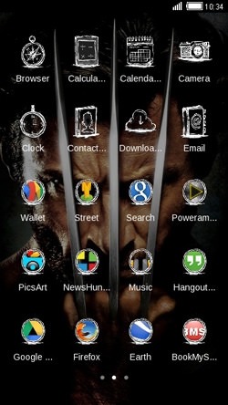 Wolverine CLauncher Android Theme Image 2
