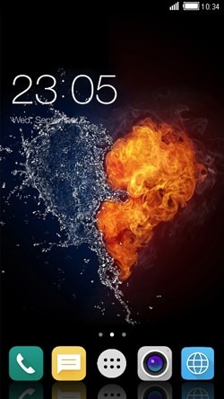 Heart CLauncher Android Theme Image 1