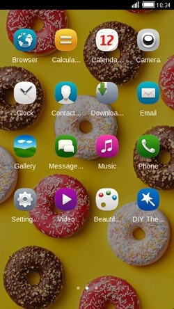 Donuts CLauncher Android Theme Image 2